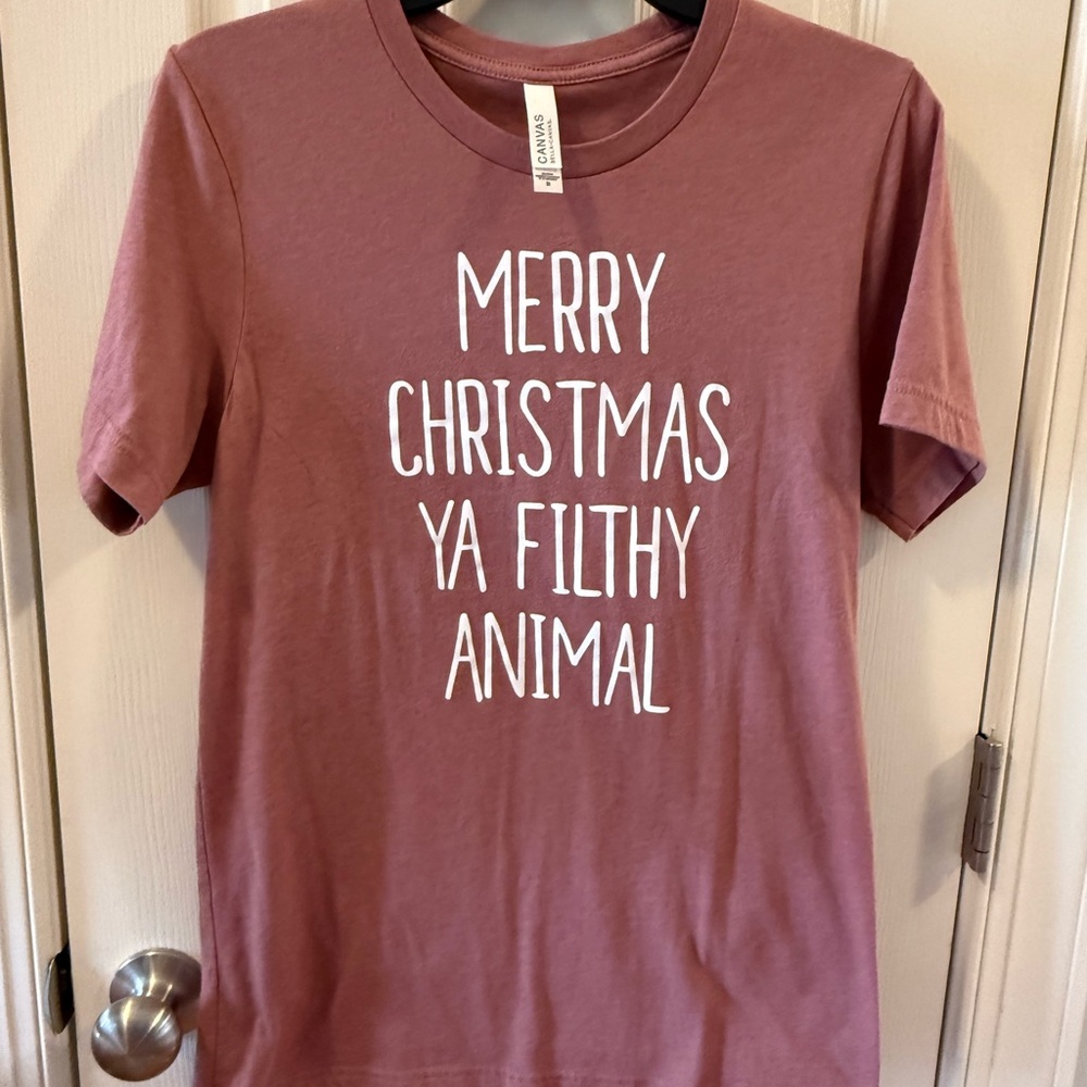 “Merry Christmas Ya Filthy Animal” Holiday Movie Shirt Christmas Home Alone